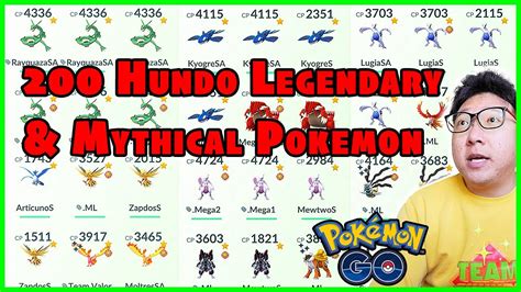 legendary hundo|BrandonTan91’s Hundo Legendary and Mythical Pokemon.